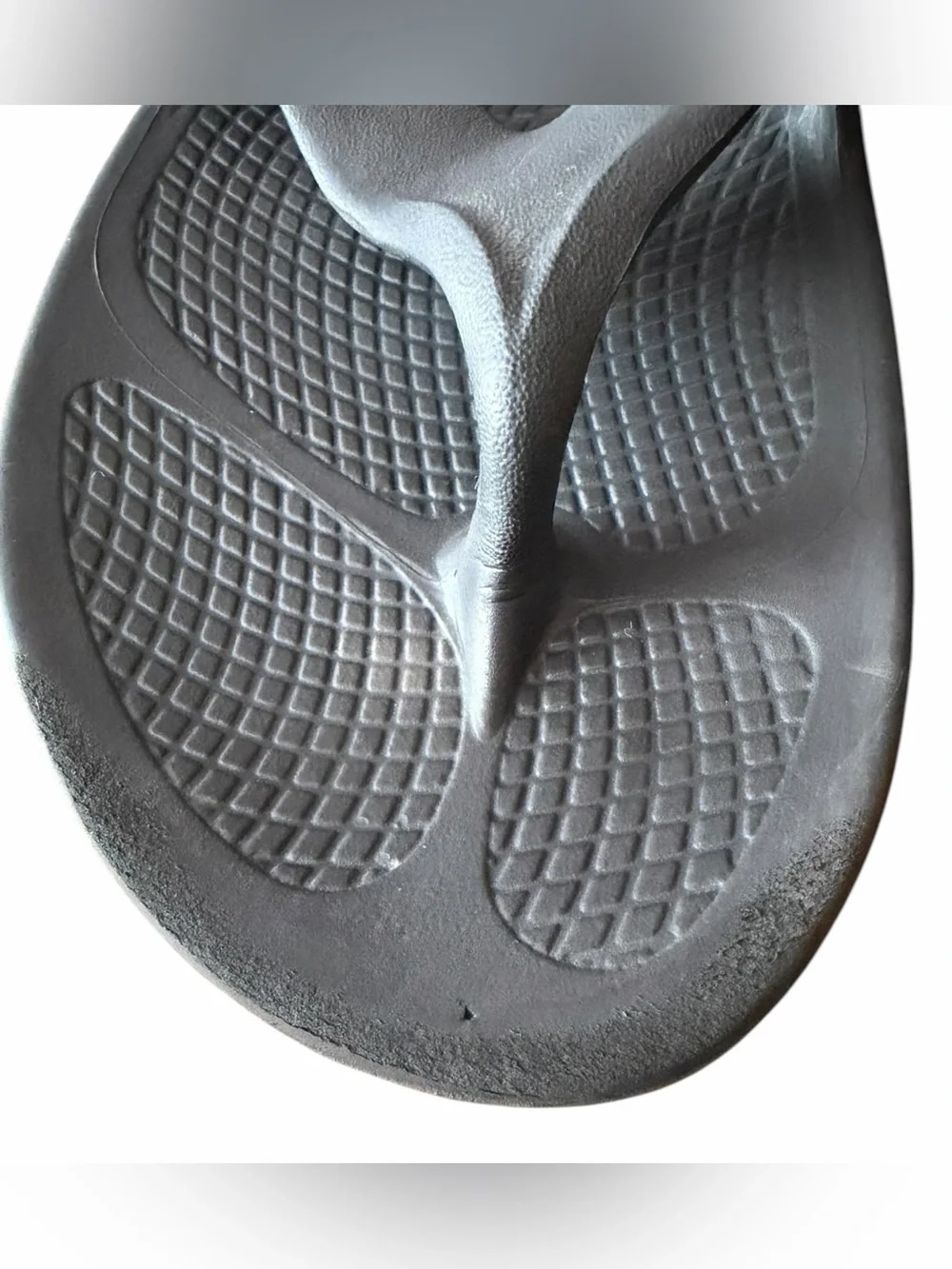 OOFOS OOriginal Recovery Thong Sandals Black Women’s Size 9 Cushioned